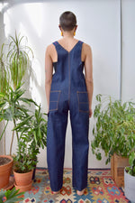 Deadstock Raw Denim Workwear Overalls