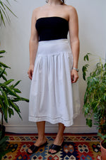 80s Cotton Petticoat Skirt