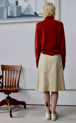 Beige Pocket Skirt