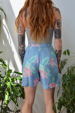 Tropical Pastel Trouser Shorts