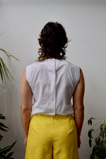 Sixties Ruffle Bib Top