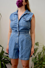 Let's Go To Disneyland Denim Romper