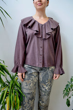 Raw Silk Clown Blouse