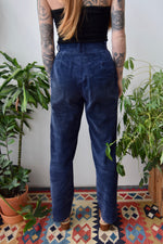 Midnight Corduroy Cotton Trousers