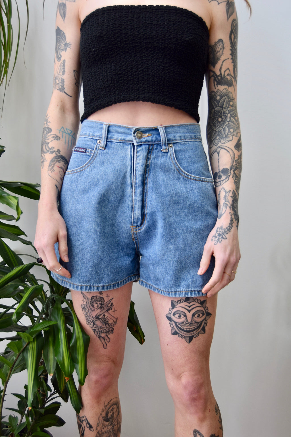 Lightweight Denim Shorts