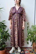 Parrot Print Indian Cotton Dress