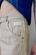 Fifties Khaki Lined Workpants