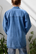 Mid Wash Denim Chore Coat
