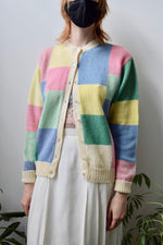 Orvis Wool Colour Block Cardigan