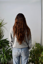 Silk Angora Argyle Turtleneck