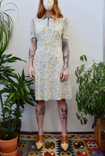 Forties Feedsack Cotton Dress