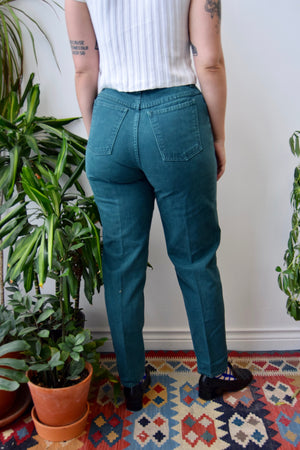 Green Mom Jeans