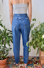 Bill Blass Mid Wash Mom Jeans