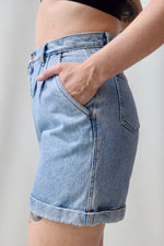 Denim Bill Blass Cuffed Shorts