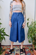 Seventies Denim Culottes