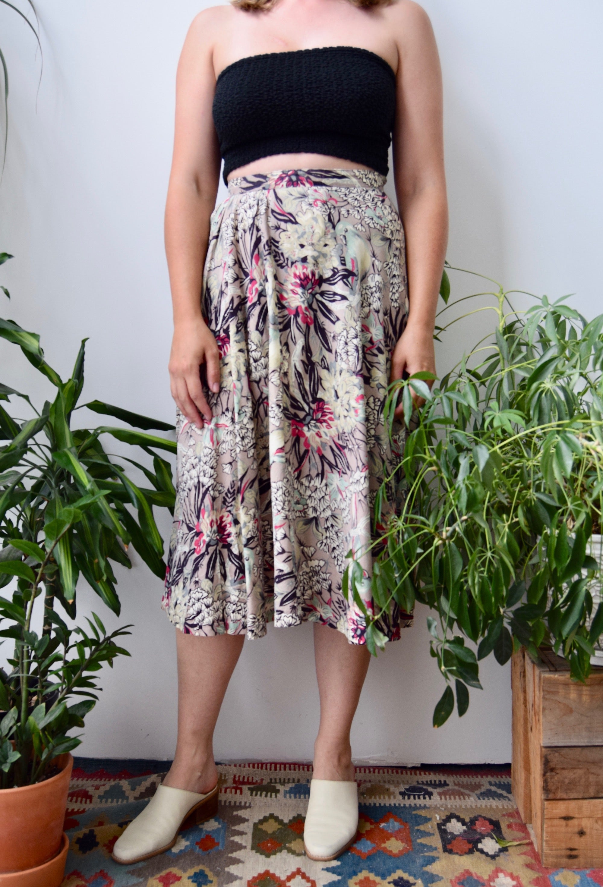 Floral Promenade Skirt