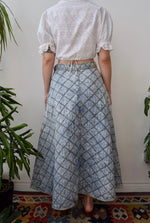 Perry Ellis Quilted Maxi Skirt