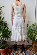 Seventies Antique Inspired Cotton Skirt