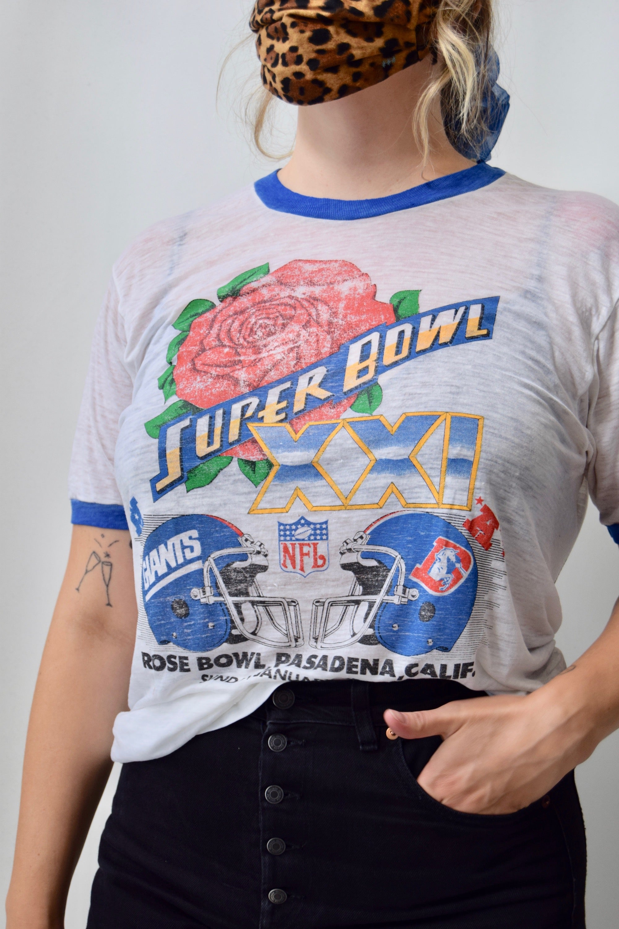 Threadbare Super Bowl XXI T-Shirt