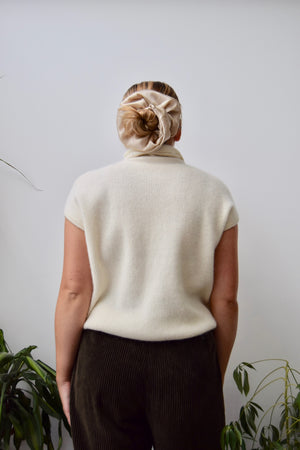 Contrast Pocket Lambswool Top