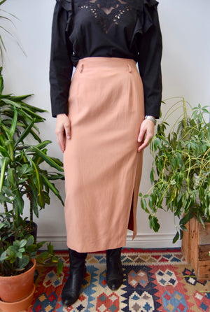 Sandstone Silk Skirt