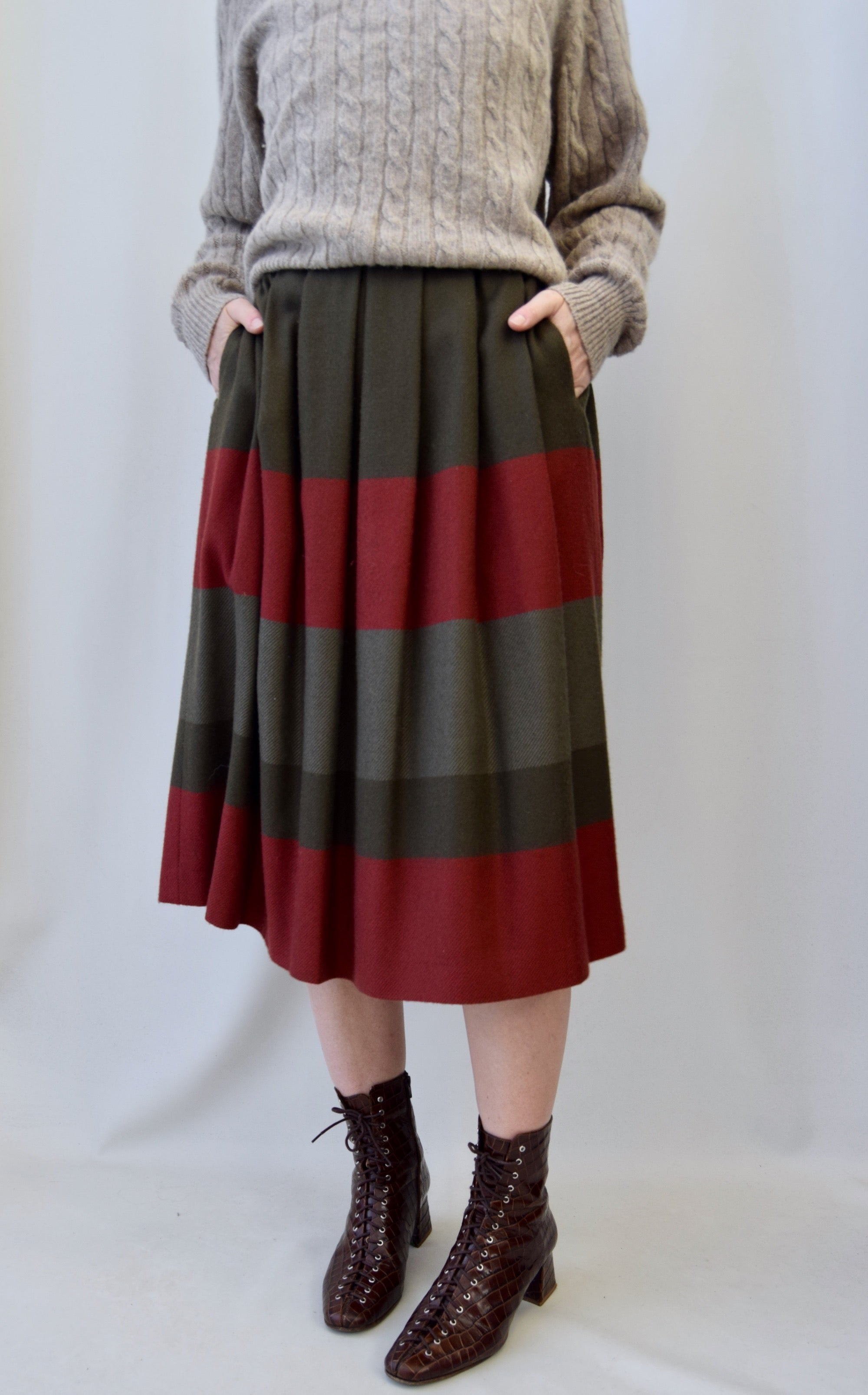 Vintage RODIER PARIS Wool Skirt
