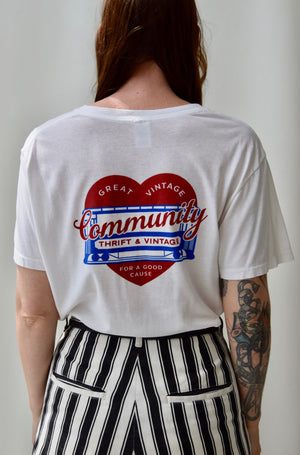 Single Stitch 'Community' T-Shirt