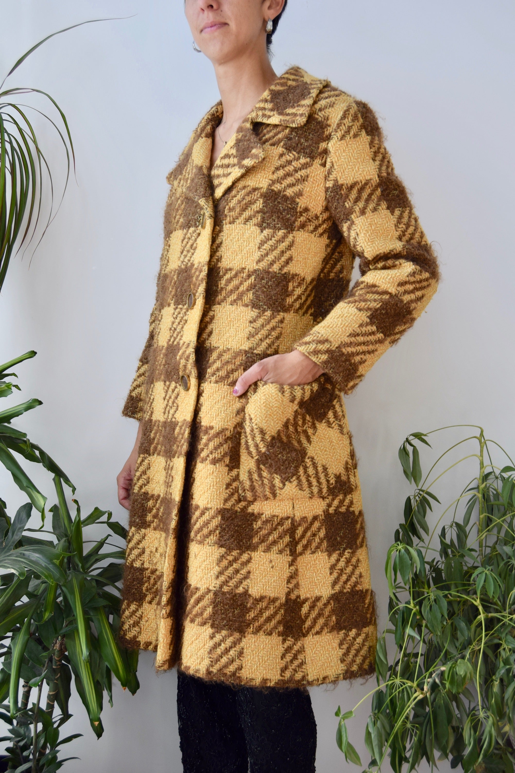 Pecan Tart Plaid Coat