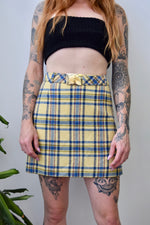 Butter Plaid Wool Mini