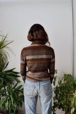 Designer Striped Turtleneck