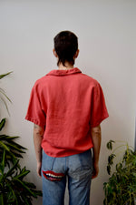 Salmon Linen Shirt