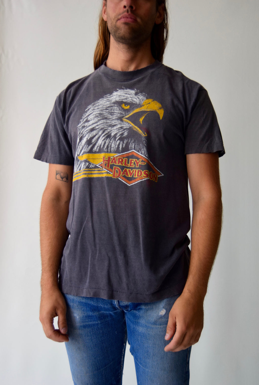 Vintage 1986 Harley Davidson Screeching Eagle T-Shirt