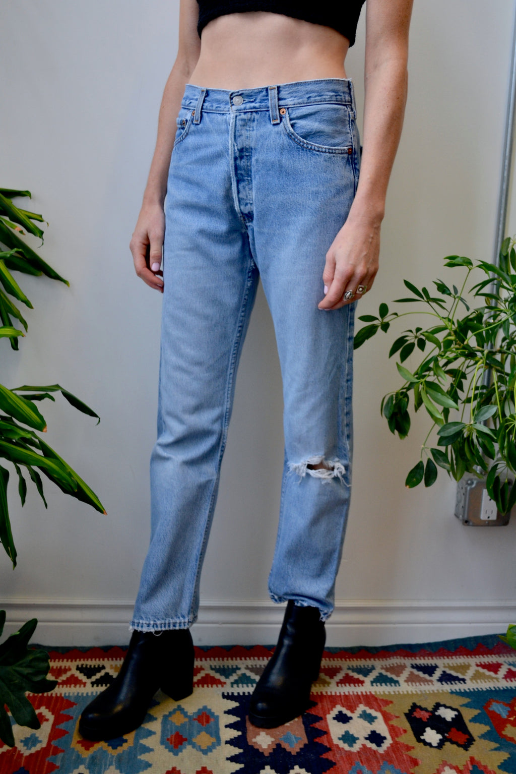 Levis Worn In 501s