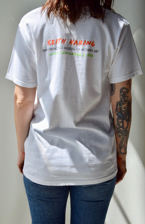1998 Keith Haring SF MoMA T-Shirt