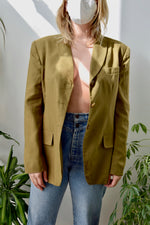 Mossy Linen Blazer