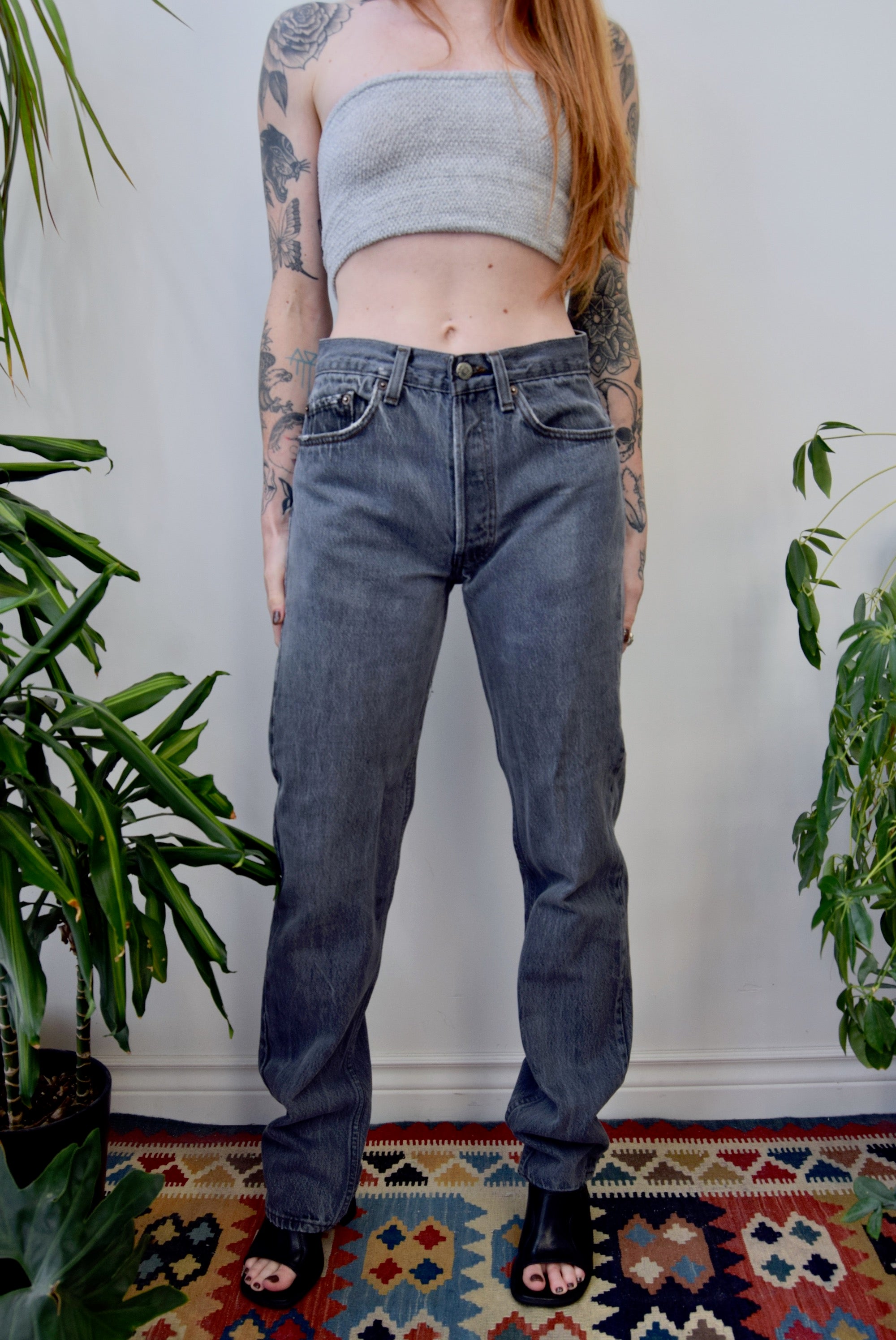 Grey 501 Jeans