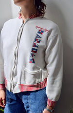Sixties Zip Up Sailor Sweatshirt
