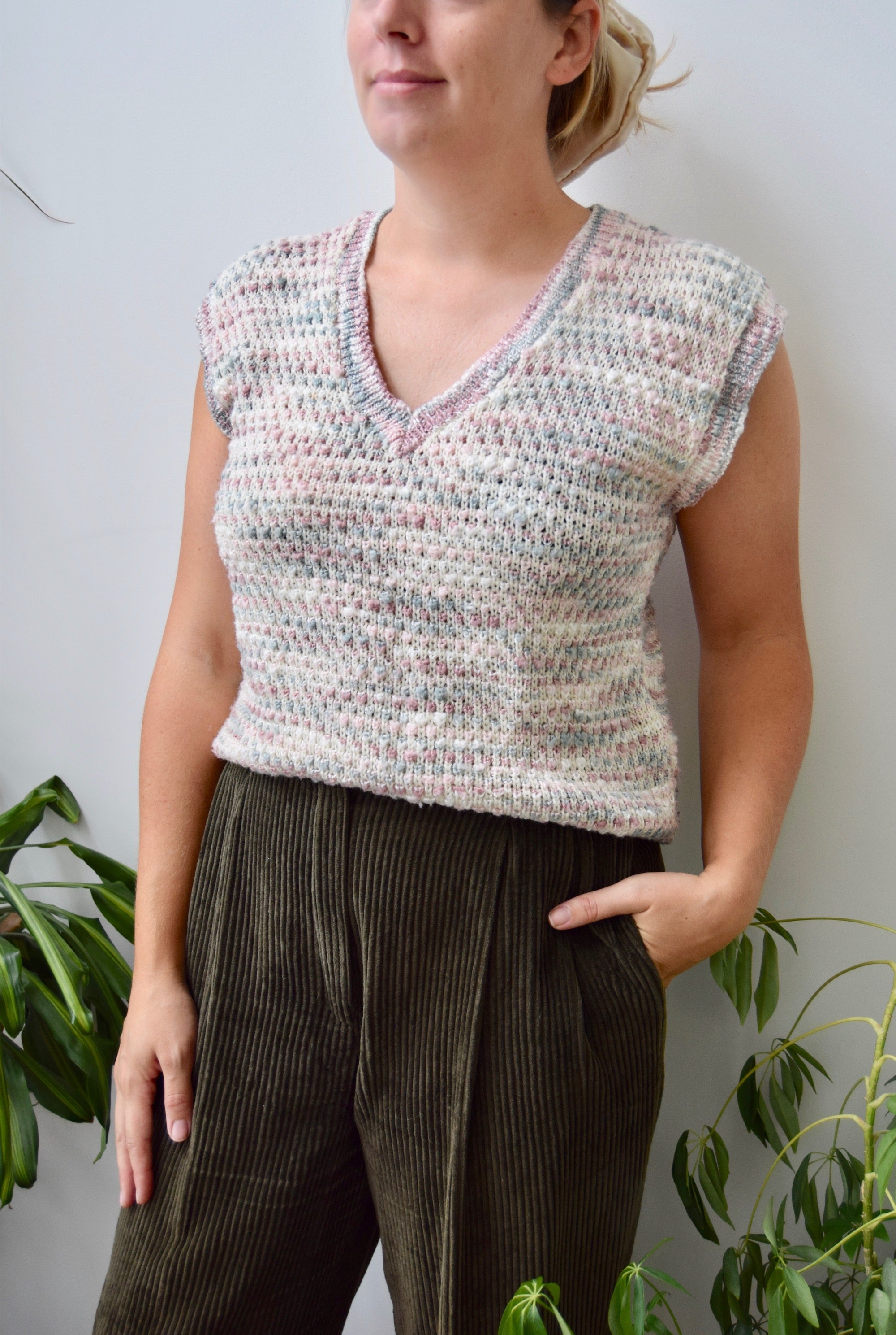 Sweet Muted Sweater Vest