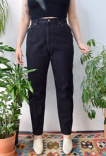 Black Lee Mom Jeans