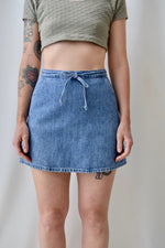 Denim Cargo Skort