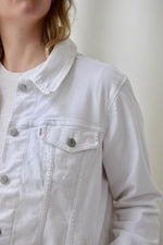 Levi's White Denim Jacket