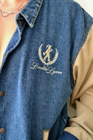 Loretta Lynn Denim Bomber