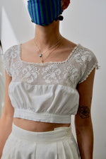 Antique Crocheted Corset Cover