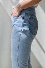 Levis High Waist Light Wash Jeans