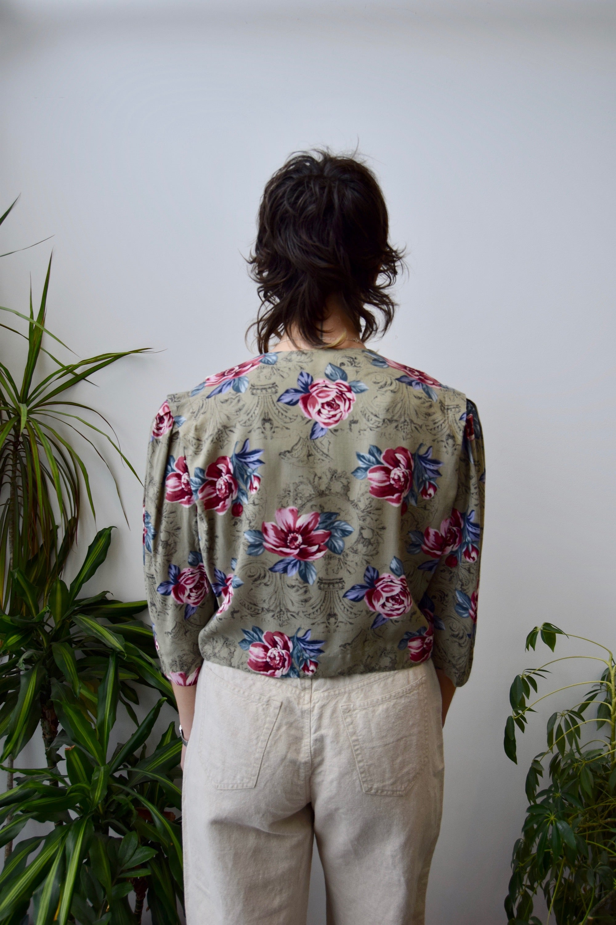 Librarian Floral Top
