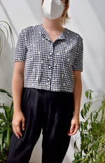 Daisy Gingham Crop Top