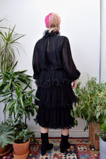 Tiered Pleated Dress