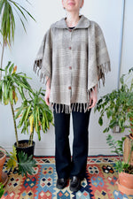 Grey Wool Cape