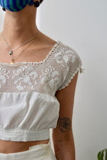 Antique Crocheted Corset Cover