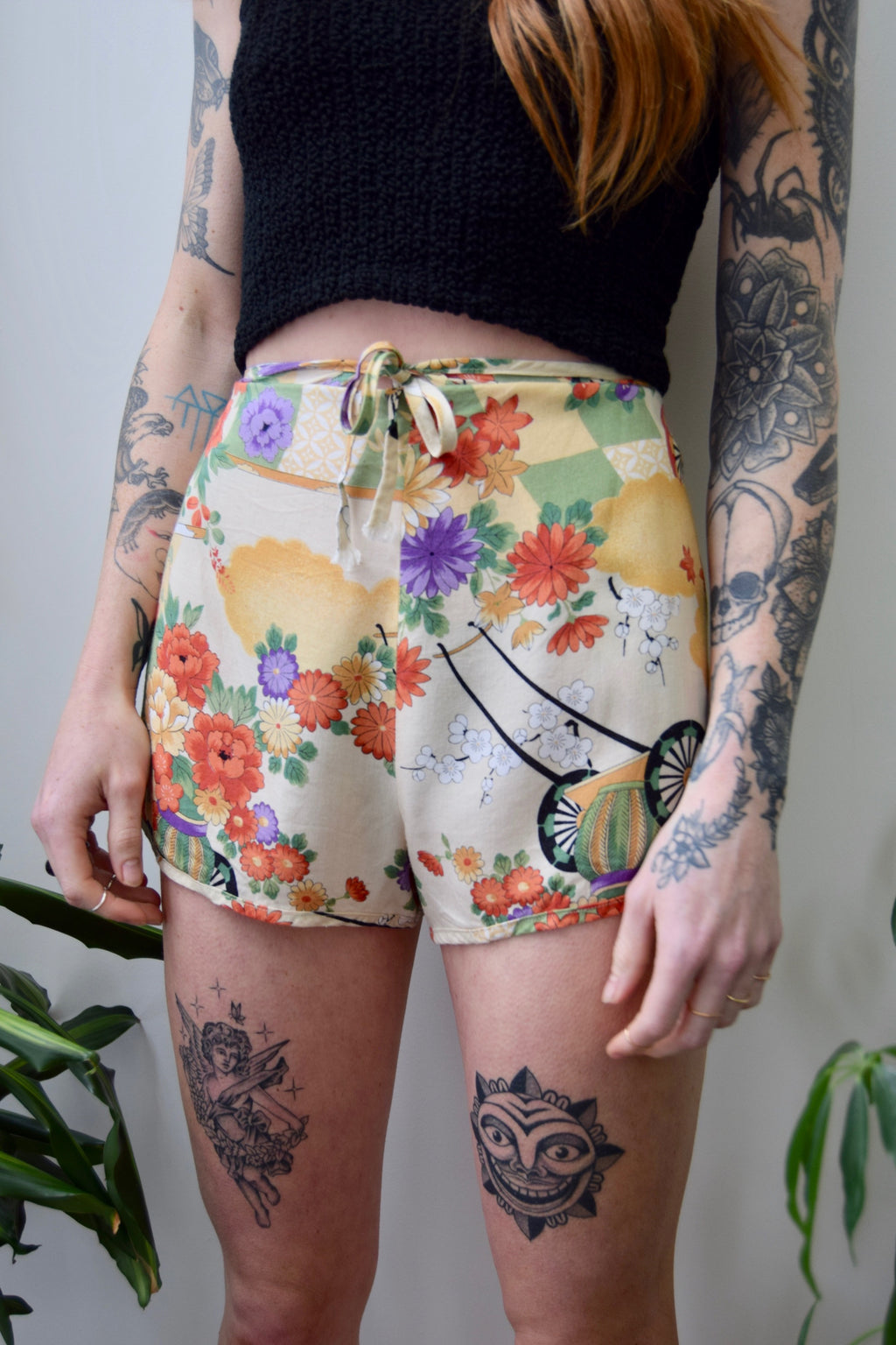 Rayon Wrap "Liberty of Hawaii" Wrap Shorts